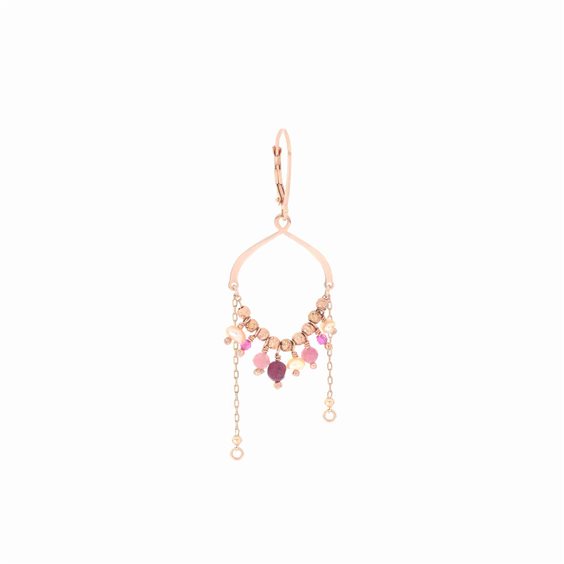 Mono orecchino - Donna - Rosato - RZAL068R - Allegra - Argento